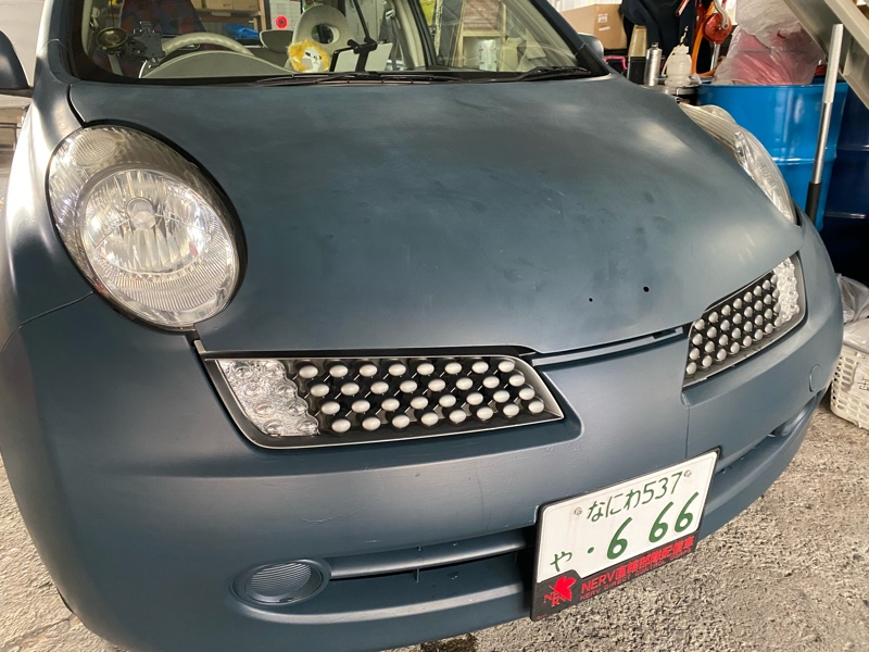やっちまったな( ・ˇ∀ˇ・)ｱﾊ八ﾉヽﾉヽﾉ ＼ / ＼（日産 マーチ