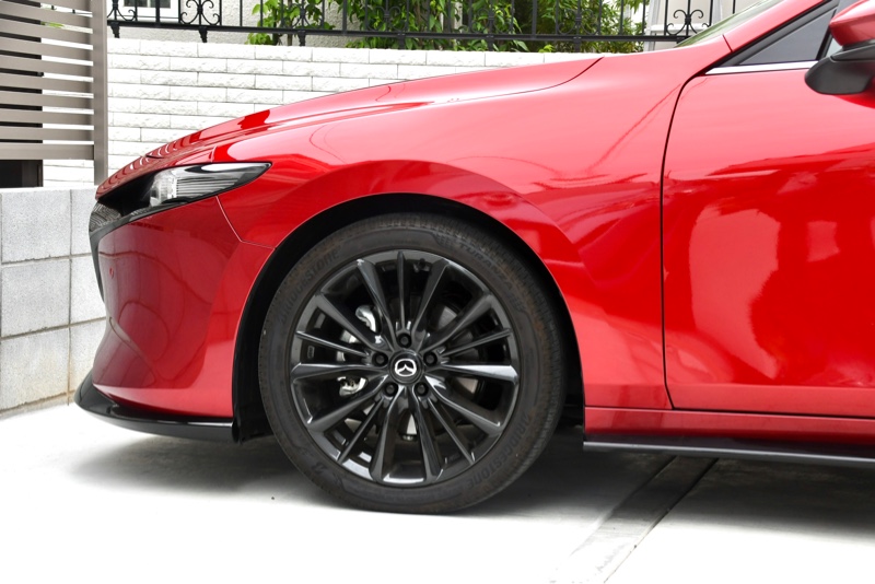 リア TANABEダウンサスへ交換（マツダ MAZDA3 ファストバック