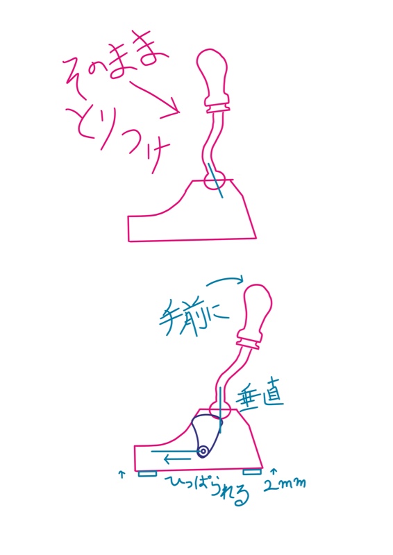 ラパンSSにアルトF(HA36S)のシフター取付け その2（スズキ