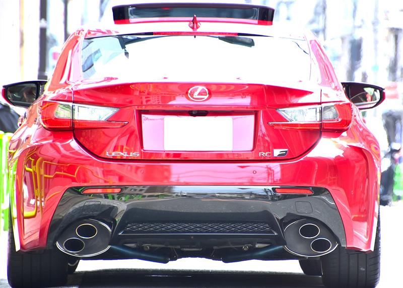 TRDチタンマフラー ちょっとしたカスタマイズ編（レクサス RC F
