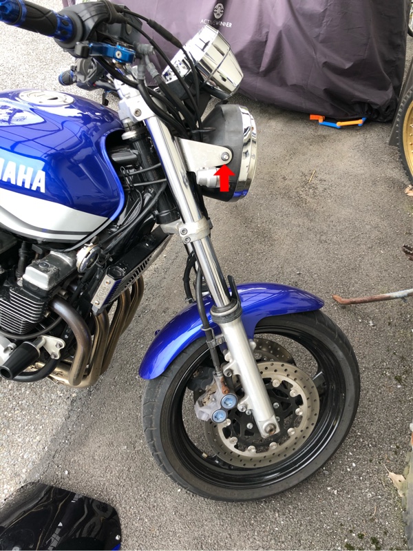 30600km】ビキニカウル取付け（ヤマハ XJR400R）by VAB-924
