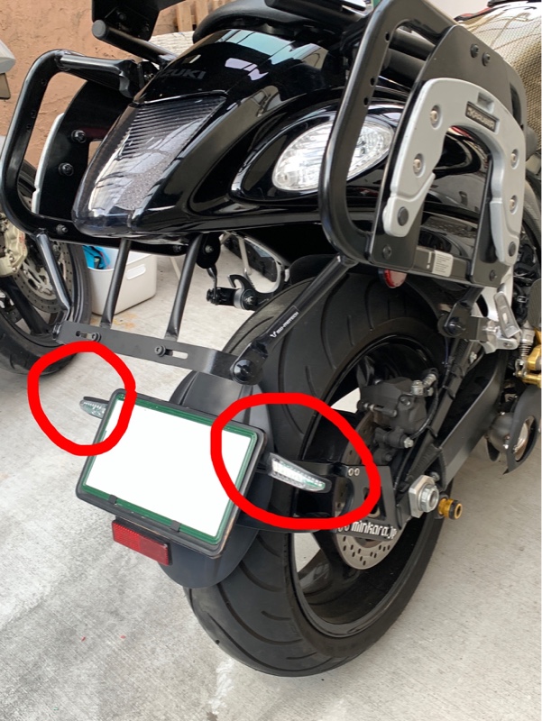 オートバイの方向指示器 用 スズキ GSX1300R GSX 1300 GSX-1300