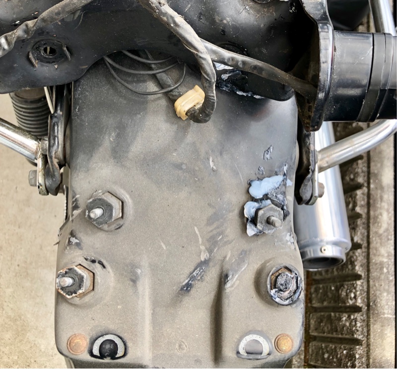 CB750F ライトカバー取り付け用ゴム純正