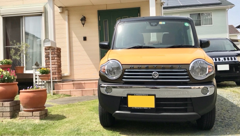 スズキハスラー MR31s.MR41s チッピングブラック フロントグリル改