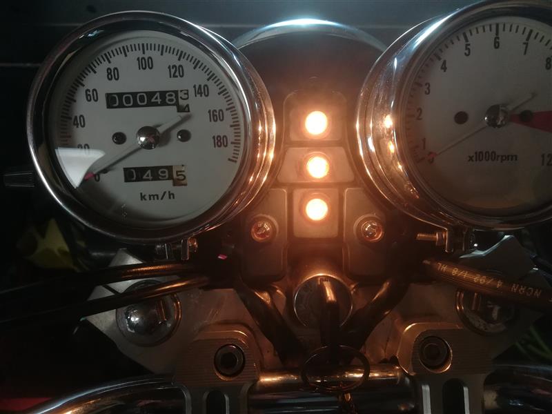 2号機：旧車のメーター回りをLEDした（ホンダ ドリームCB400FOUR