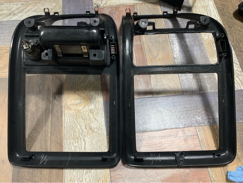 R32 スカイライン 日産純正 クラスターリッドA スイッチ 付