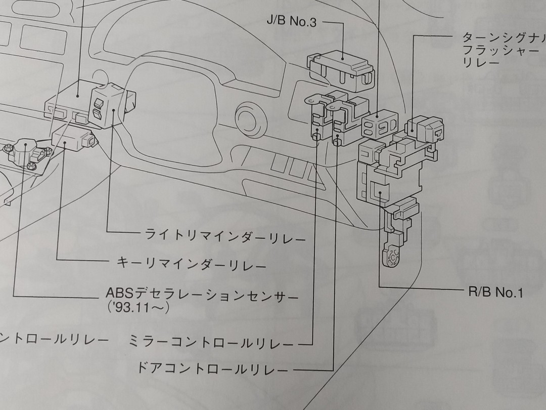SW20 純正電動格納ドアミラー交換②（トヨタ MR2・SW20）by J