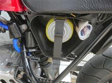 HONDA エイプ50「エイプ：純正エアクリーナーボックス取付