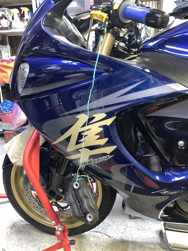 手組みでタイヤ交換～その1～(22,638Km)（スズキ GSX1300R