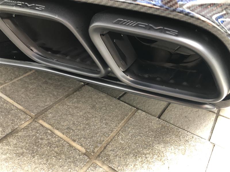 マフラーカッター塗装(メルセデスAMG Cクラス クーペ・C205)by とっ