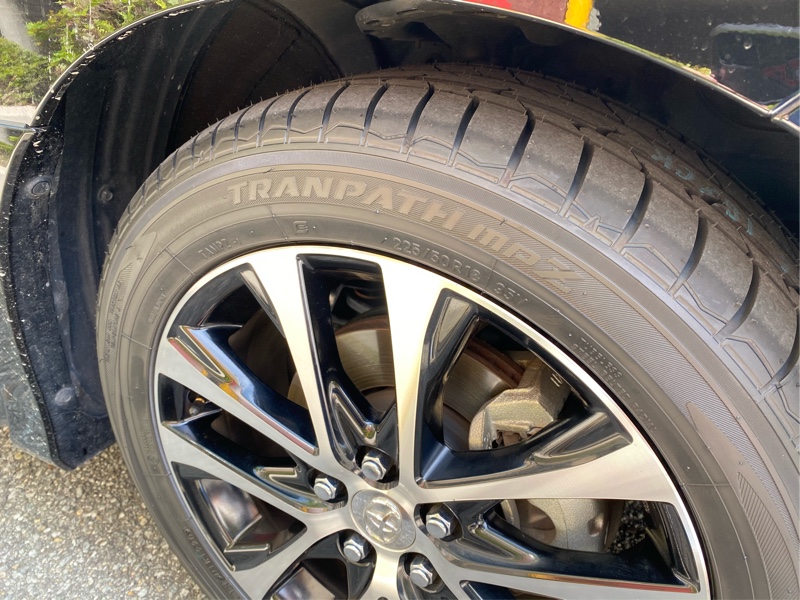 ②　DOS タービン2　20インチ 245/35R20 バリ山 50系エスティマ エスティマ 50 20