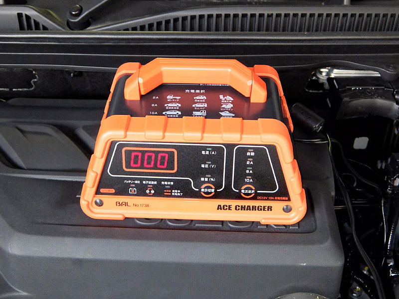 大橋産業製「BAL ACE CHARGER 10A」導入であります！（スズキ