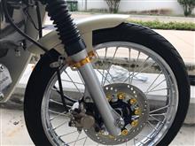 武川EXCEL 17インチアルミワイドホイールリムキット のパーツ