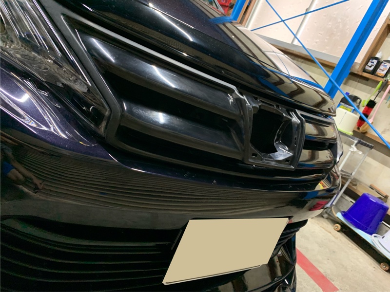 M'z speed グリル塗装&取付(トヨタ ハリアー・U60系)by garageTTK