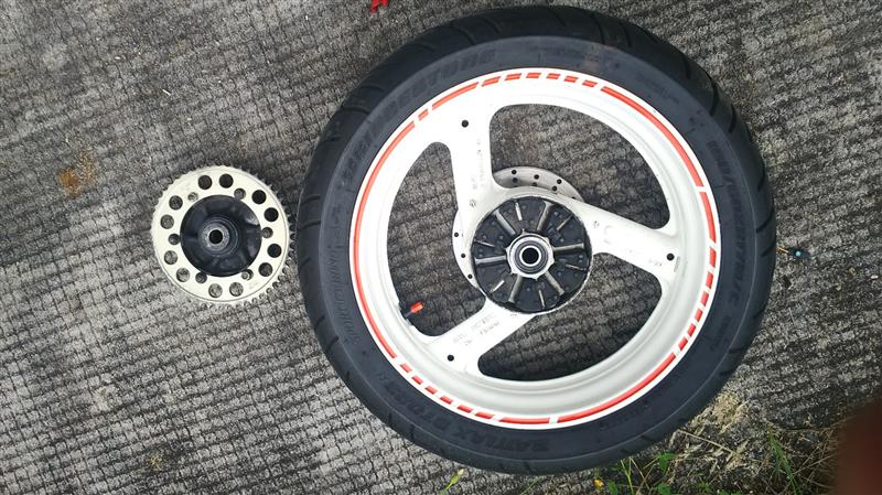 ハブダンパーの交換（ヤマハ FZR400RR）by けたま - みんカラ