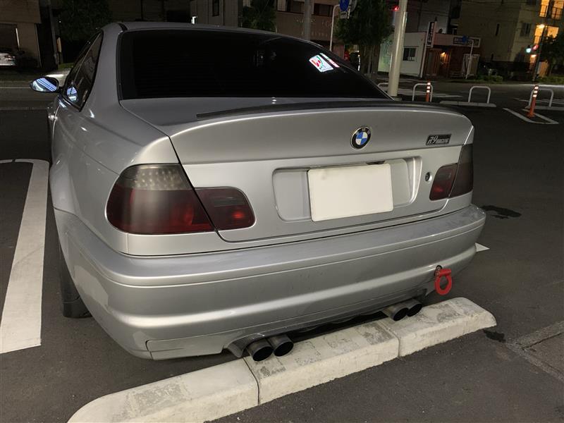 テールランプのスモーク化（BMW M3 クーペ・E46）by magkujira