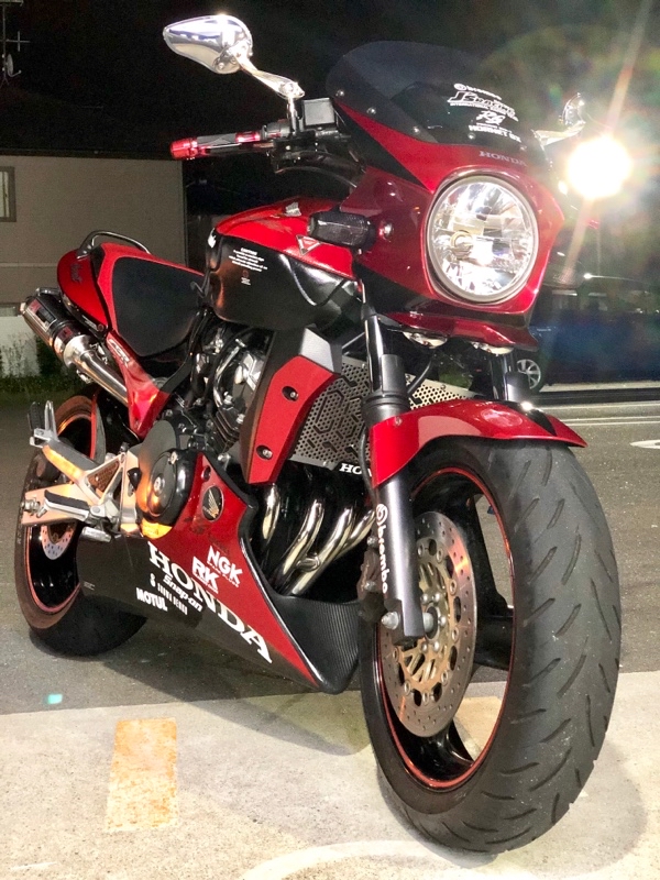 ホンダ HONDA ホーネット250 絶版 ステン 純正 エキパイ 良品