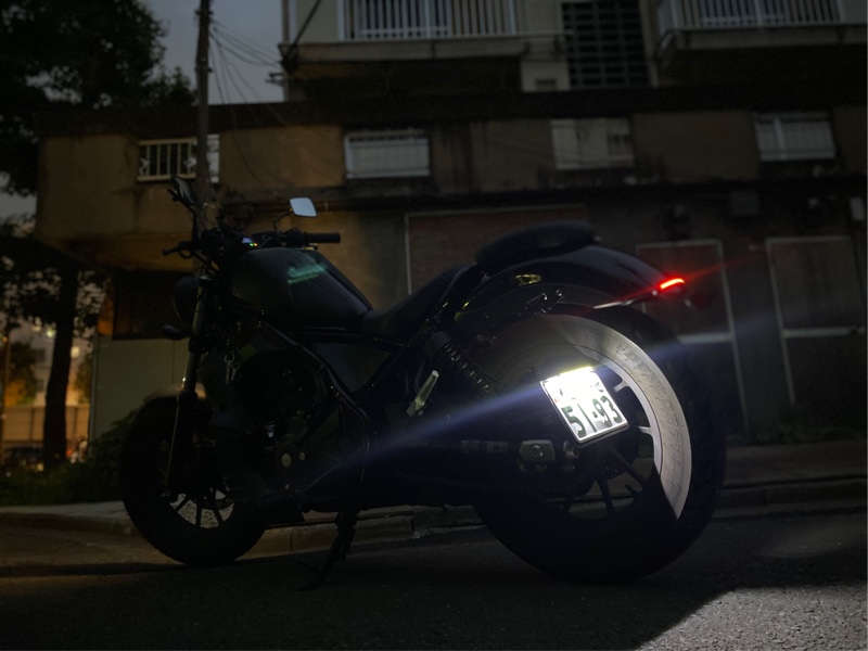 レブル250 レブル500 ディアブロフェンダー＆サイドナンバー