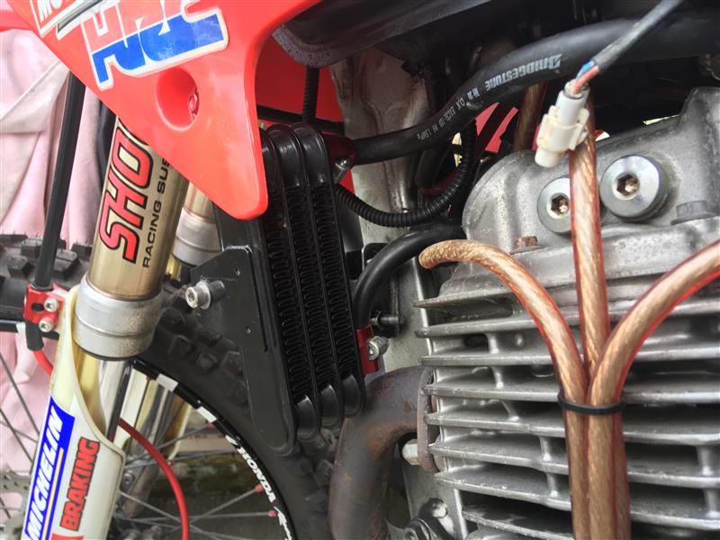 HONDA XLR250 MD22 ME06 純正オイルクーラー（Yahoo