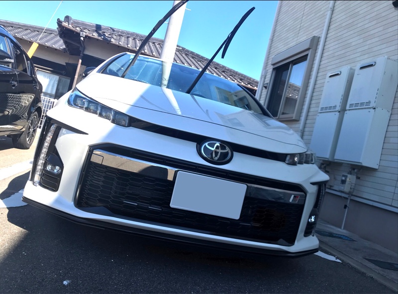 ワイパーを上げてます🔥