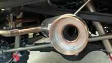 新型ジムニー ウイルズウィンマフラーのバッフル装着（スズキ
