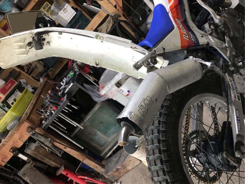 TLR】自作リアフェンダー(ホンダ TLR250R)by 犬も歩けば棒にア◯ル - みんカラ
