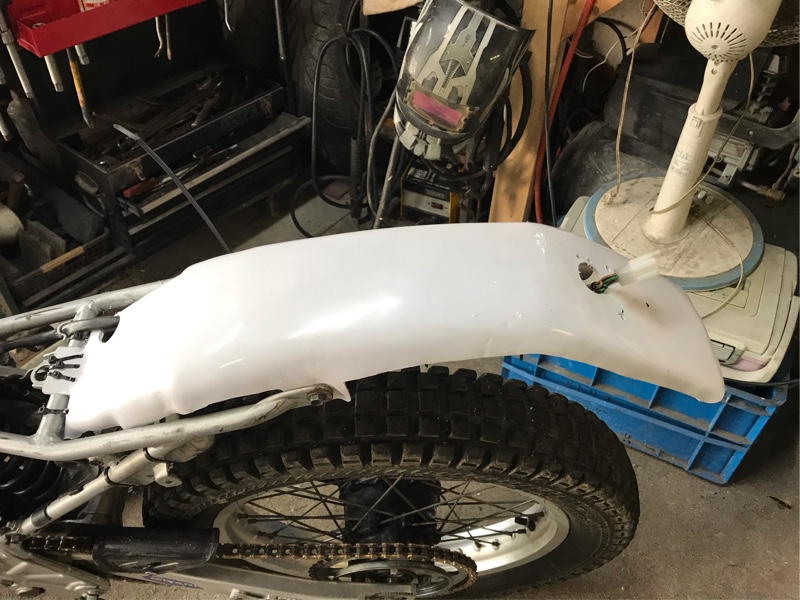 TLR】自作リアフェンダー(ホンダ TLR250R)by 犬も歩けば棒にア◯ル - みんカラ
