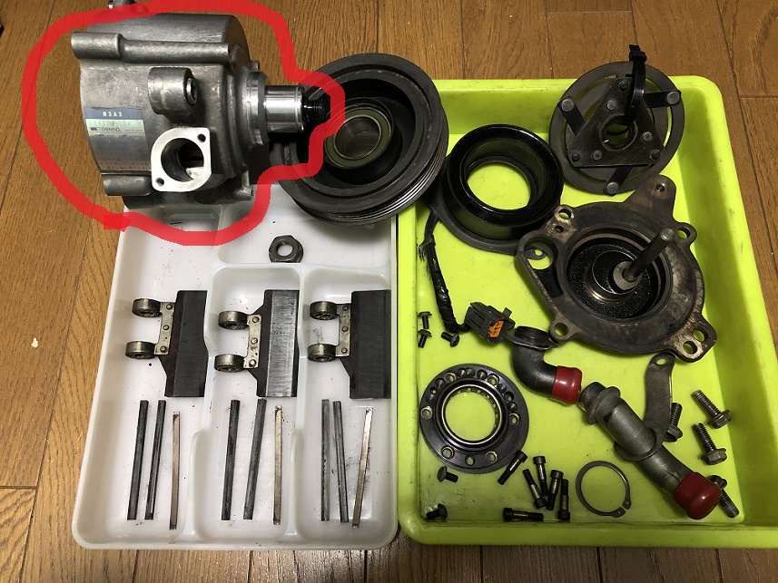 エアポンプ分解・清掃 その2 (FD3S)（マツダ RX-7・FD）by