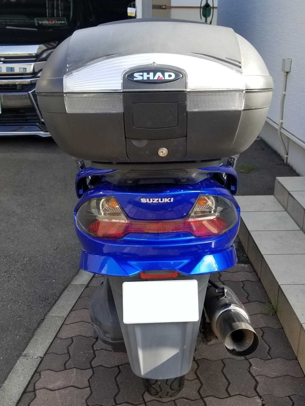 スズキ純正 スカイウェイブ250 CJ44〜46用 リアキャリア - メルカリ