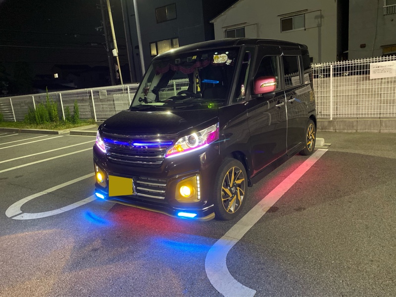 デイライト風イルミ更新（スズキ スペーシアカスタム・MK42S）by