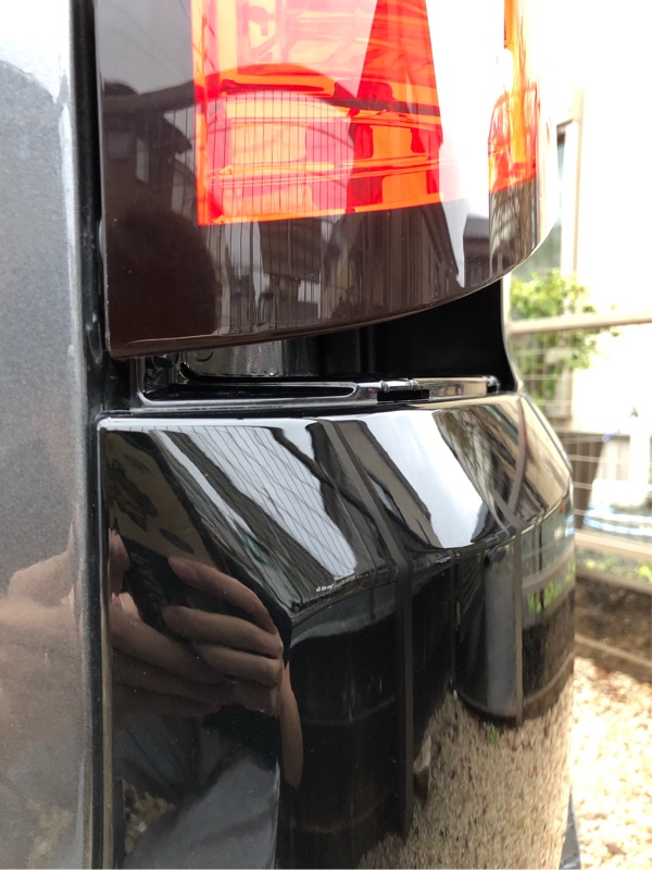 デリカD5 後期化セット バンパー テール W23 ホワイト CV1W CV5W