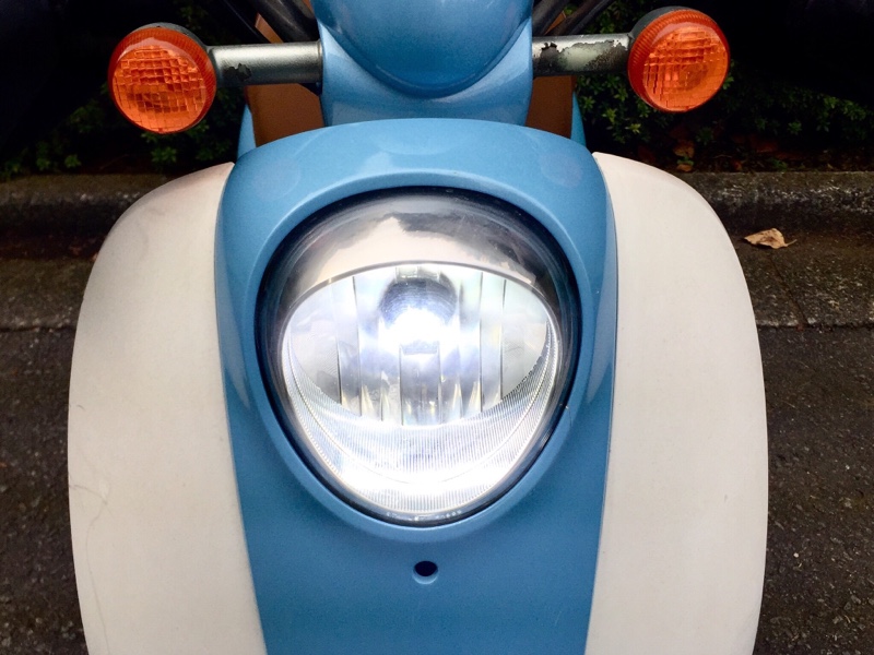 メトロポリタンテール　LED電球　クレアスクーピー ヘッドライトをLED化（ホンダ クレアスクーピー）by suzume3