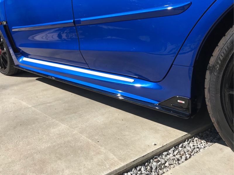 WRX STI (VAB) STIサイドアンダースポイラーの取り付け by かず207 WRX STI (VAB) STIサイドアンダースポイラーの取り付け by かず207