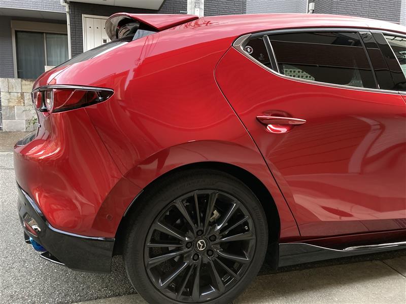 Autoexe ダウンサス取り付け（マツダ MAZDA3 ファストバック・BP