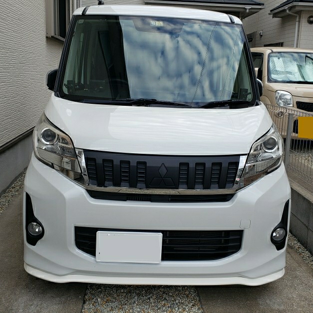 ブリヤンテス・レッド B11A EKスペースカスタム フロントバンパー