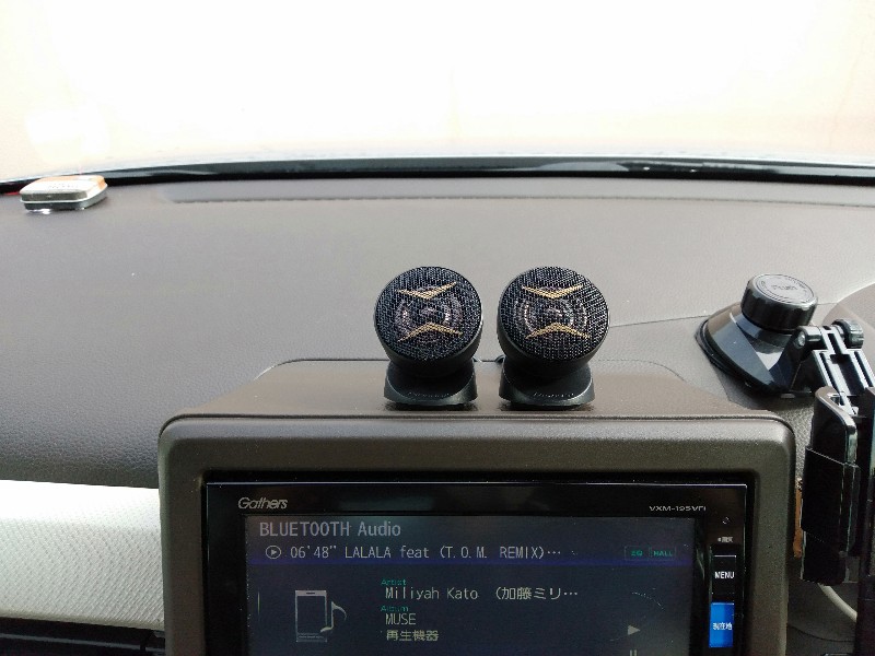 センタースピーカー兼任ツィーター設置（ホンダ N-WGN・JH3/4
