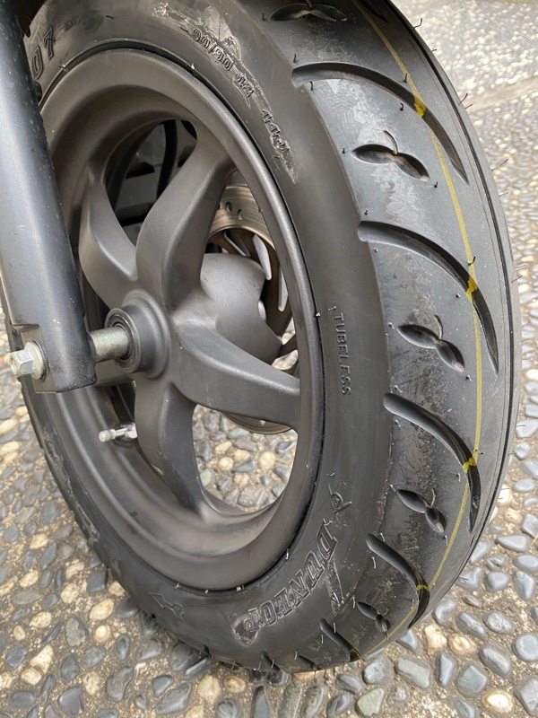 DUNLOP [前後セット] D307 90/90-12 100/90-10 [リード110
