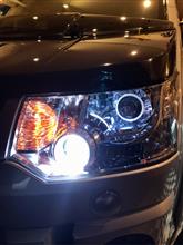 ロービームHID〜LED化（三菱 デリカD:5・CV1W/CV2W/CV4W/CV5W