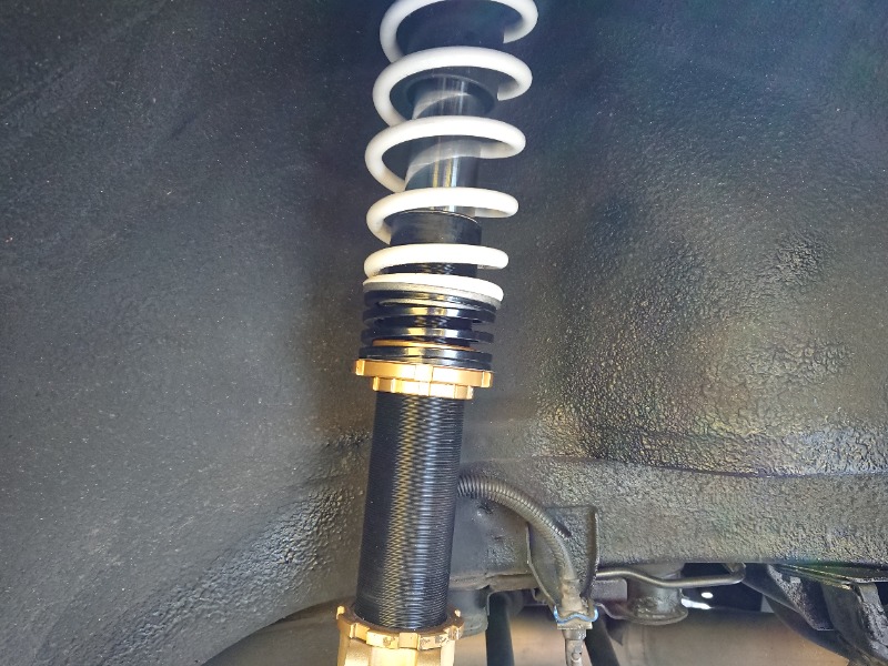 インプレッサ GDB-E HKS HIPERMAX 4GT フルタップ車高調 取り付け(スバル インプレッサ WRX STI・GDB)by zazameta - みんカラ