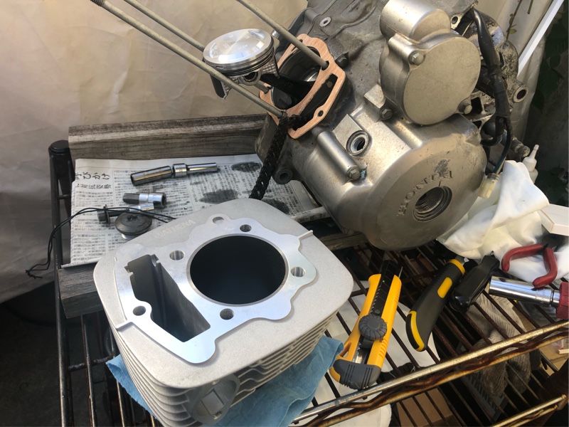 ボアアップキット取付け②（20,800km）（ホンダ FTR223）by