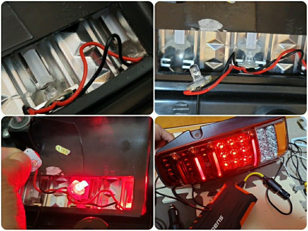 MBRO製LEDサンダーテールの球切れ補修♪（スズキ ジムニー