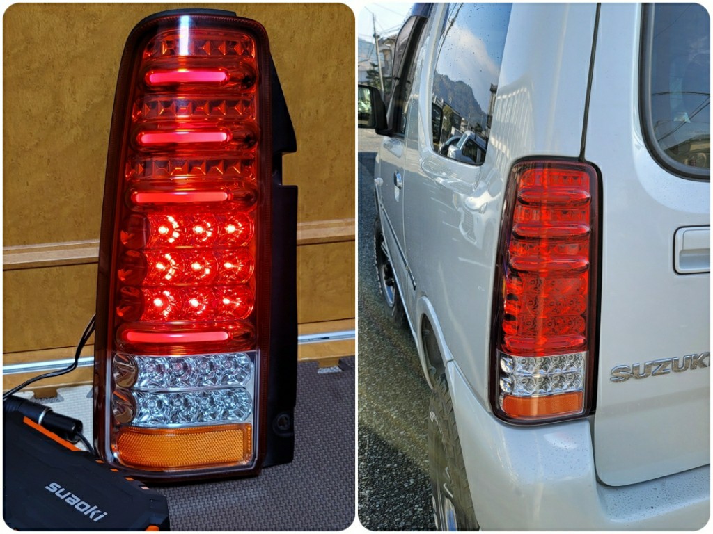MBRO製LEDサンダーテールの球切れ補修♪（スズキ ジムニー