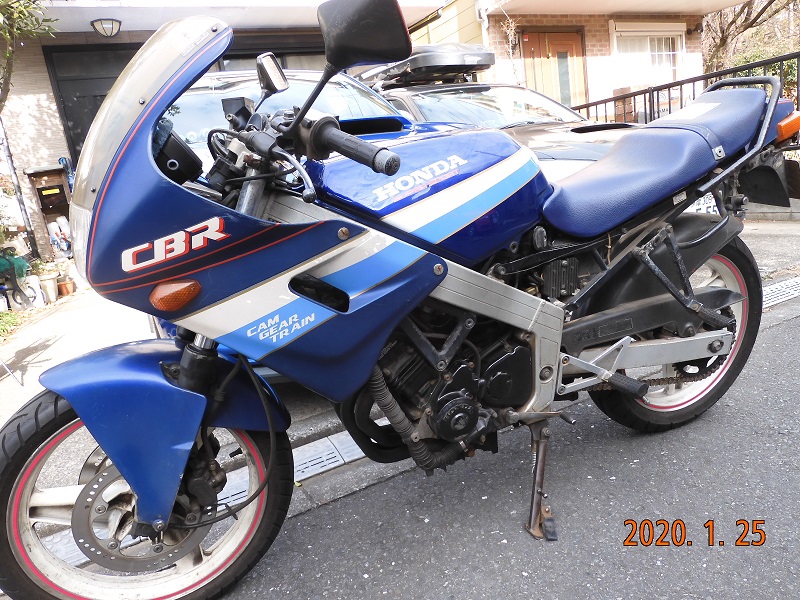 [CBR250Four] フロントウィンカー＆ポジションランプのLED化