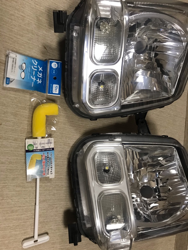 ヘッドライト内側の曇り200円でキレイにしてみた…（スズキ