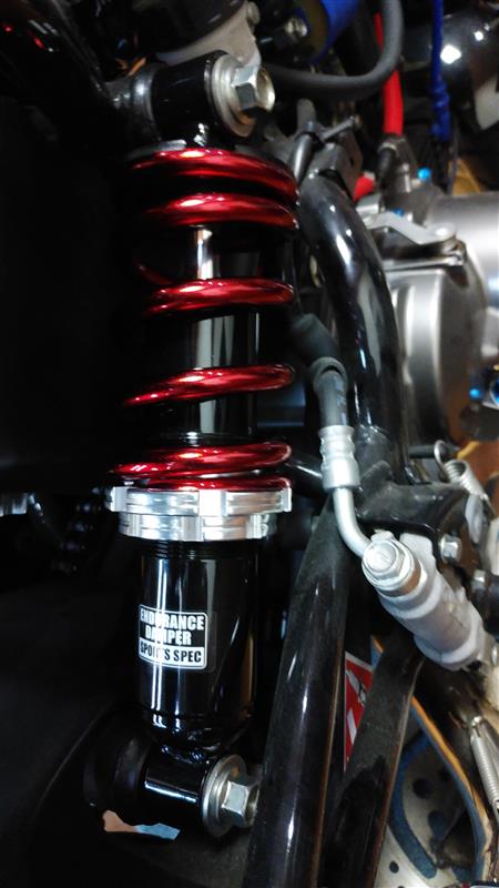 DIY リヤサス交換!】ENDURANCE リアサスペンション(カワサキ Z125