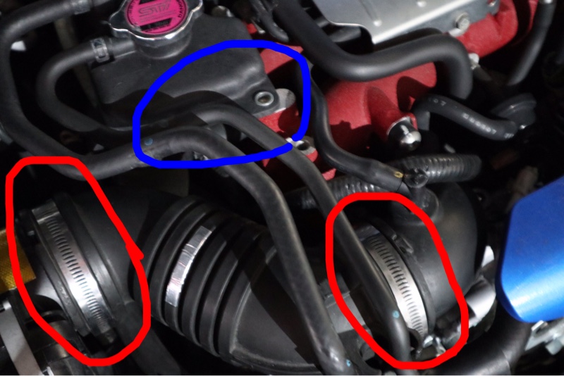 エアインテークパイプ交換（スバル インプレッサ WRX STI・GR/GV