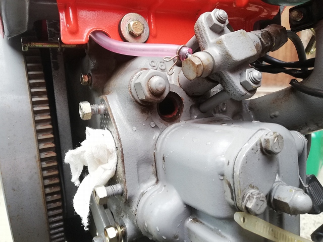Kubota耕運機エンジン不調修理！クボタTR7000 ハンチング 息付き
