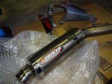 ノジマ FASARM M TITAN UPマフラー取り付け（カワサキ KSR110
