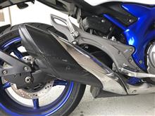 グラディウス400のマフラーを中古品に取り換え [62337km グラディウス400のマフラーを中古品に取り換え [62337km