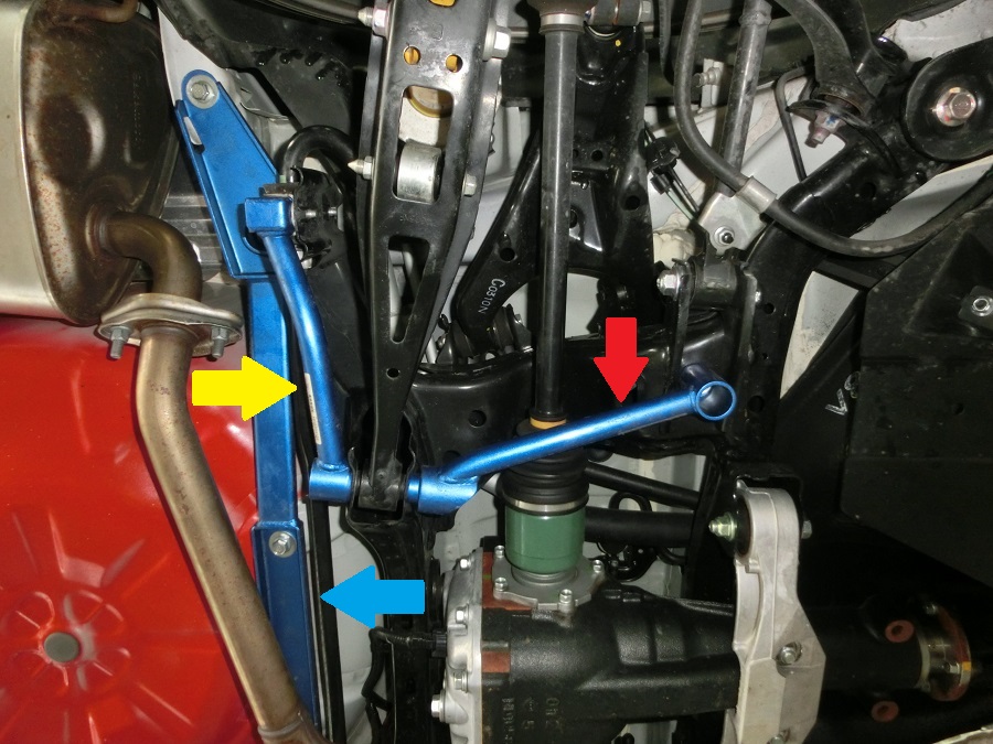 CUSCO パワーブレース リヤメンバーサイド 取付(スバル WRX STI・VAB ...